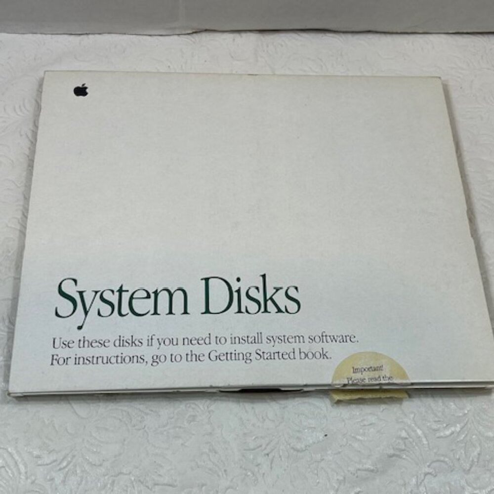 VTG 1991 Apple Computer System Macintosh 7 Disk Set Ver 7.1, 914-0363-B,